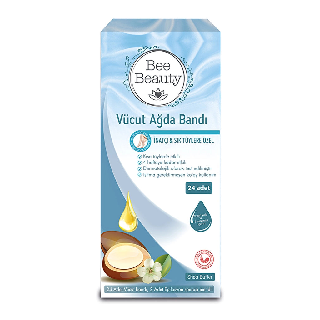 Bee Beauty Body Waxing Strip Aloe Vera 24-pack