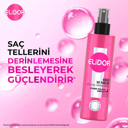 Elidor Strong and Shiny Liquid Hair Care Cream 200 ml