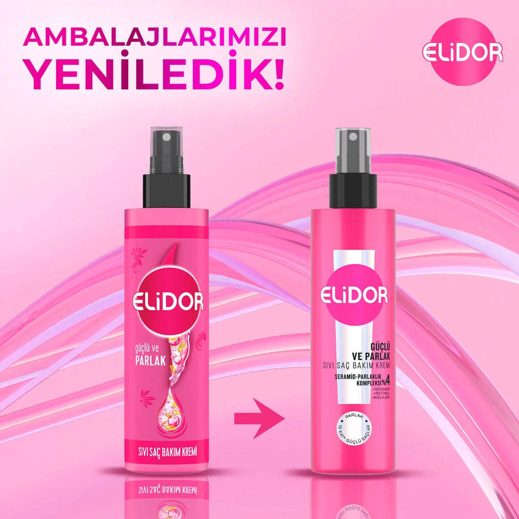 Elidor Strong and Shiny Liquid Hair Care Cream 200 ml