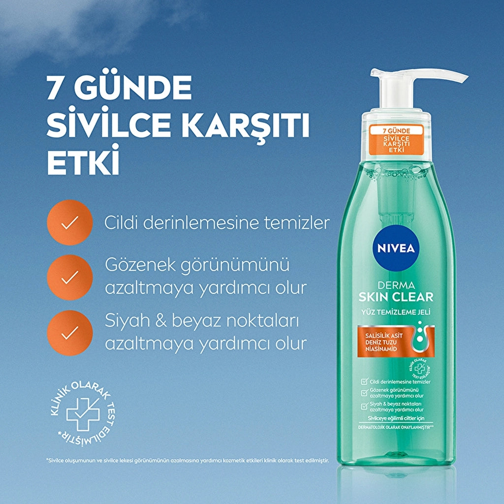 Nivea Derma Skin Anti-Acne Facial Cleansing Gel 150 ml