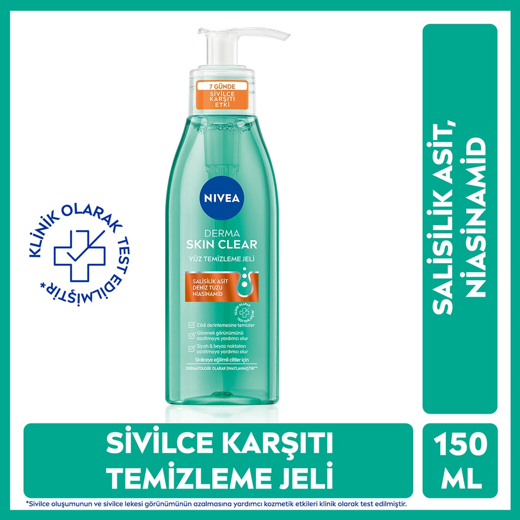 Nivea Derma Skin Anti-Acne Facial Cleansing Gel 150 ml