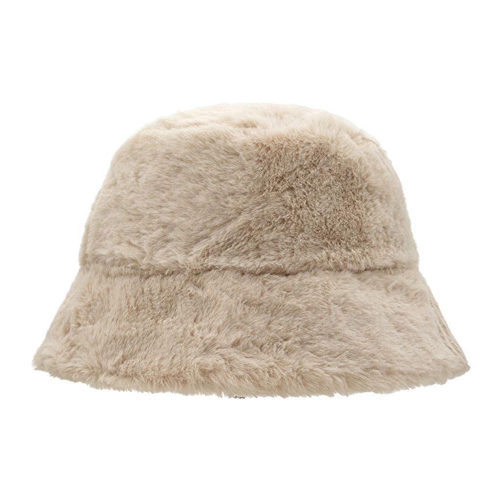 Eklips Beige Plush Bucket Hat
