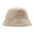 Eklips Beige Plush Bucket Hat