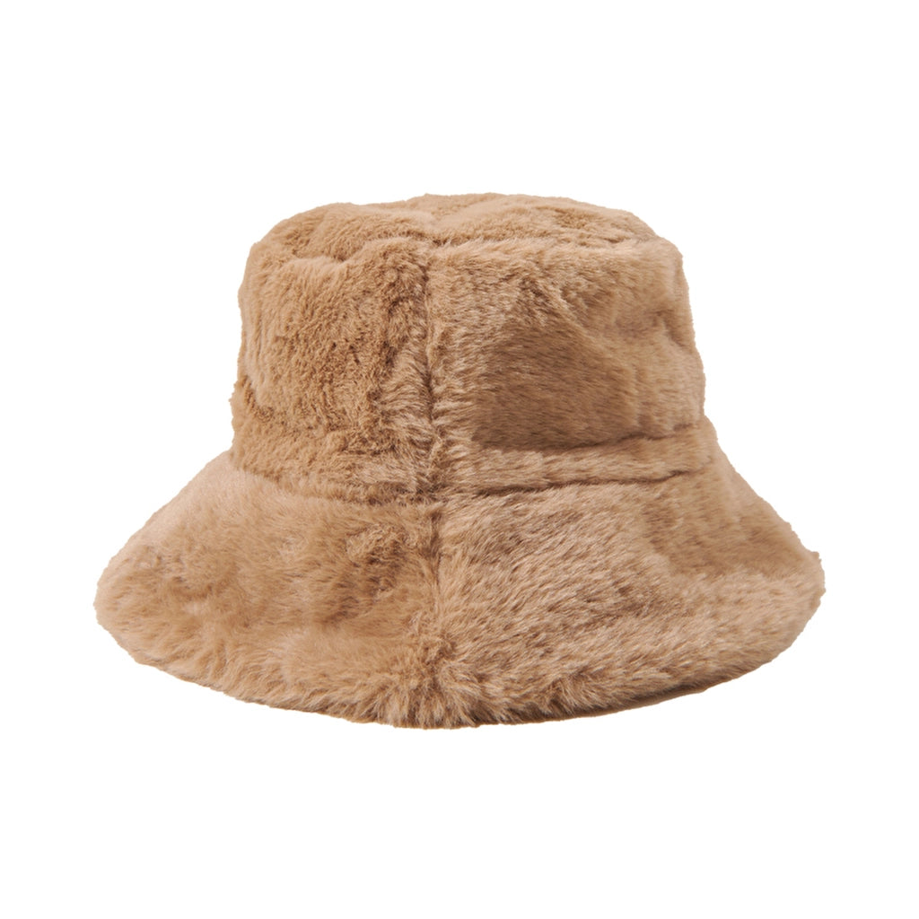 Eklips Brown Plush Bucket Hat