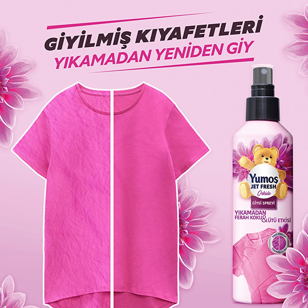 Yumoş Jet Fresh Spray Orchid 200 ml