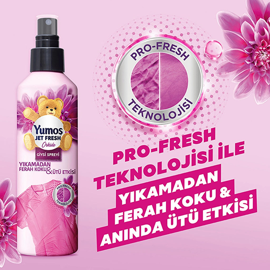 Yumoş Jet Fresh Spray Orchid 200 ml