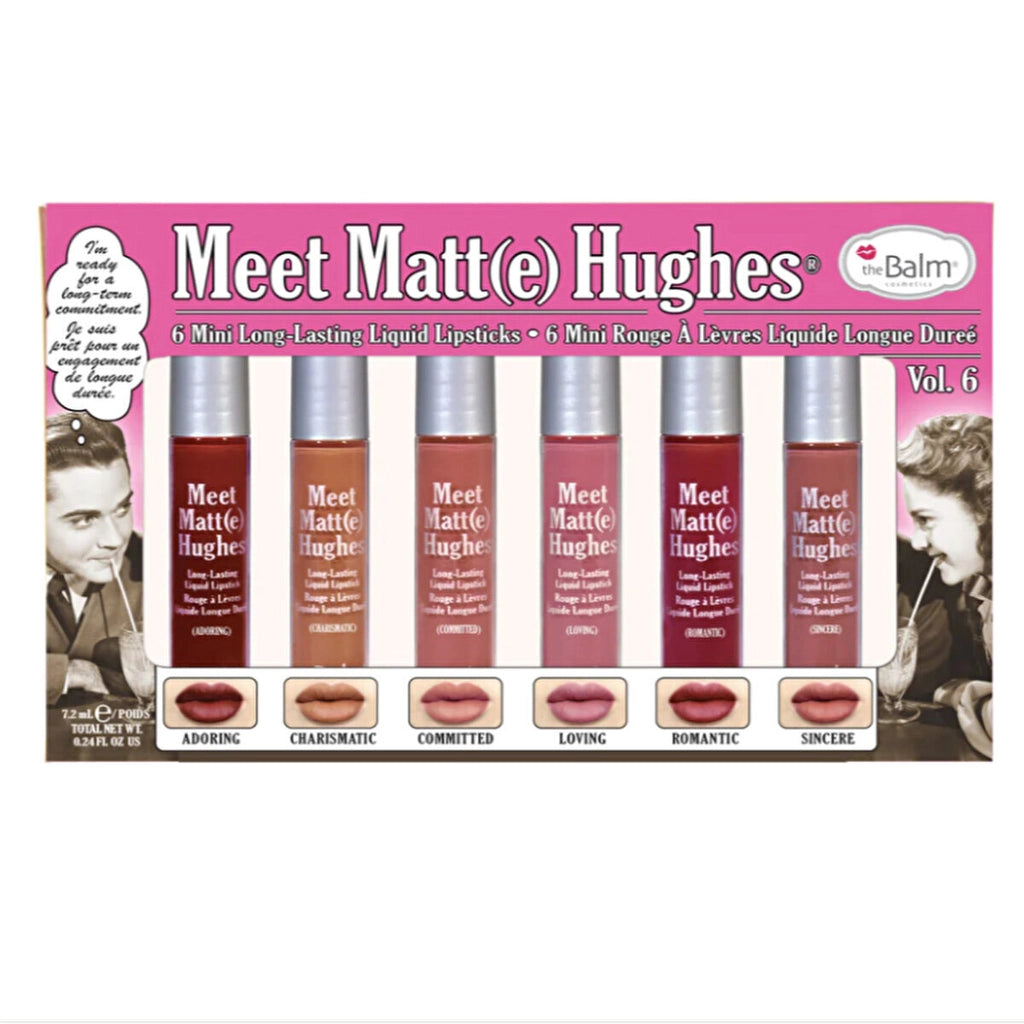 theBalm Meet Matte Hughes Ms. Nude York 6-Piece Lipstick Set