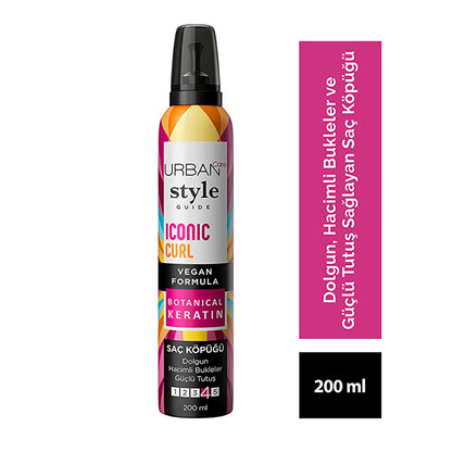 Urban Care Style Guide Iconic Curl Hair Mousse 200 ml