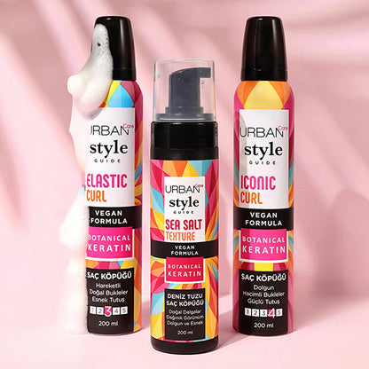 Urban Care Style Guide Elastic Curl Hair Mousse 200 ml