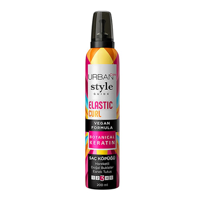 Urban Care Style Guide Elastic Curl Hair Mousse 200 ml