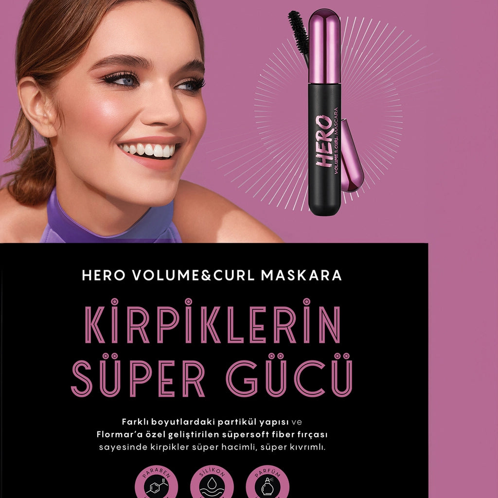 Flormar Hero Volume &amp; Curl Mascara