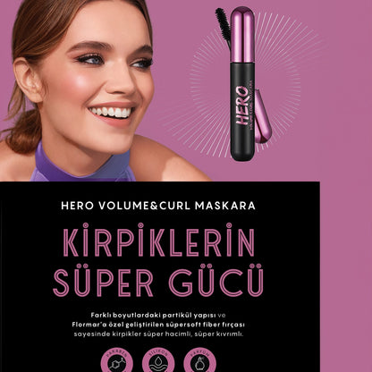 Flormar Hero Volume &amp; Curl Mascara