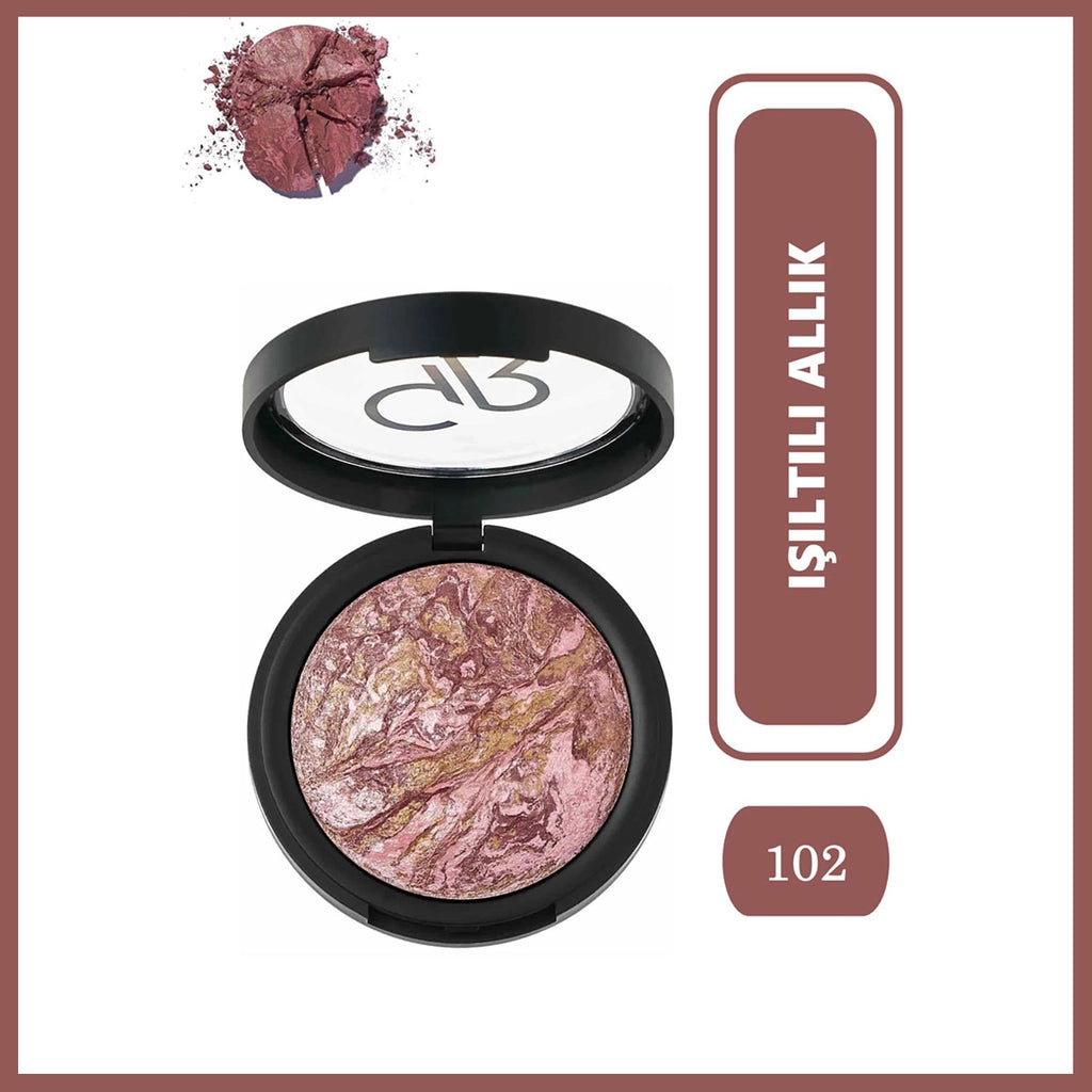 Golden Rose Baked Stardust Blush No:102