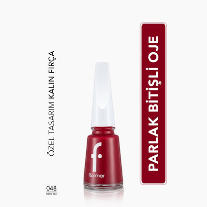 Flormar Nail Enamel Intensely Pigmented Nail Polish 320 Rose Taboo