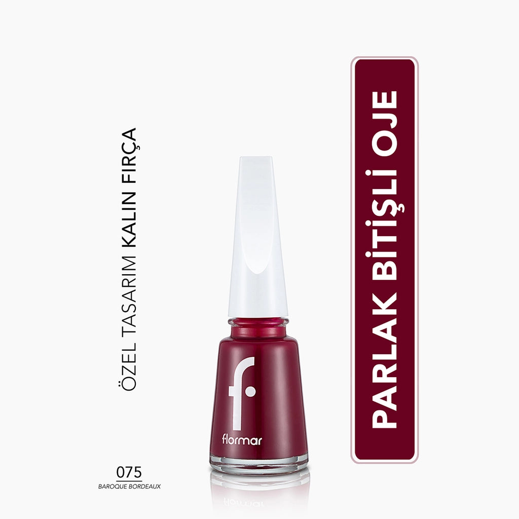 Flormar Nail Enamel Intensely Pigmented Nail Polish 310 Snow White