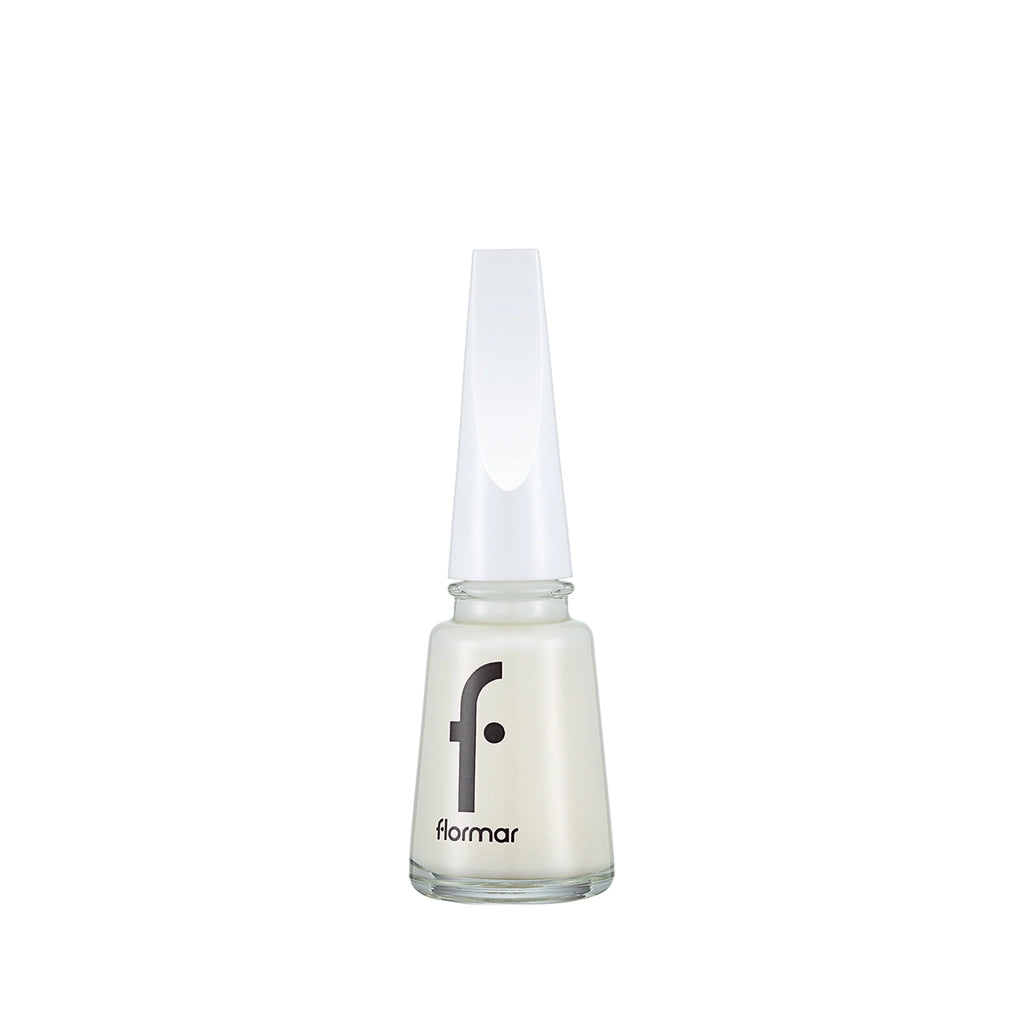 Flormar Nail Enamel Intensely Pigmented Nail Polish 319 White Dance