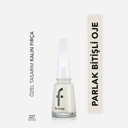Flormar Nail Enamel Intensely Pigmented Nail Polish 305 Beige Latte
