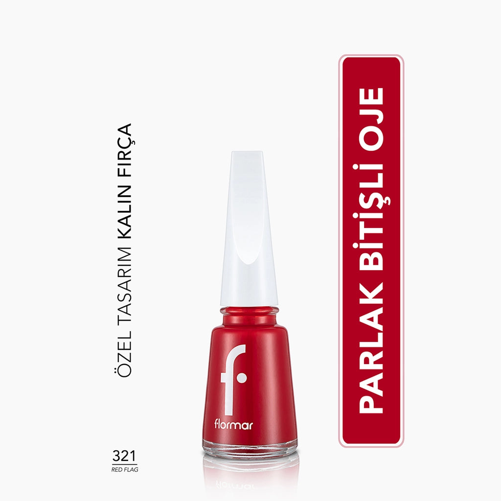 Flormar Nail Enamel Intensely Pigmented Nail Polish 320 Rose Taboo