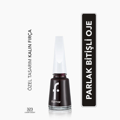Flormar Nail Enamel Intensely Pigmented Nail Polish 305 Beige Latte