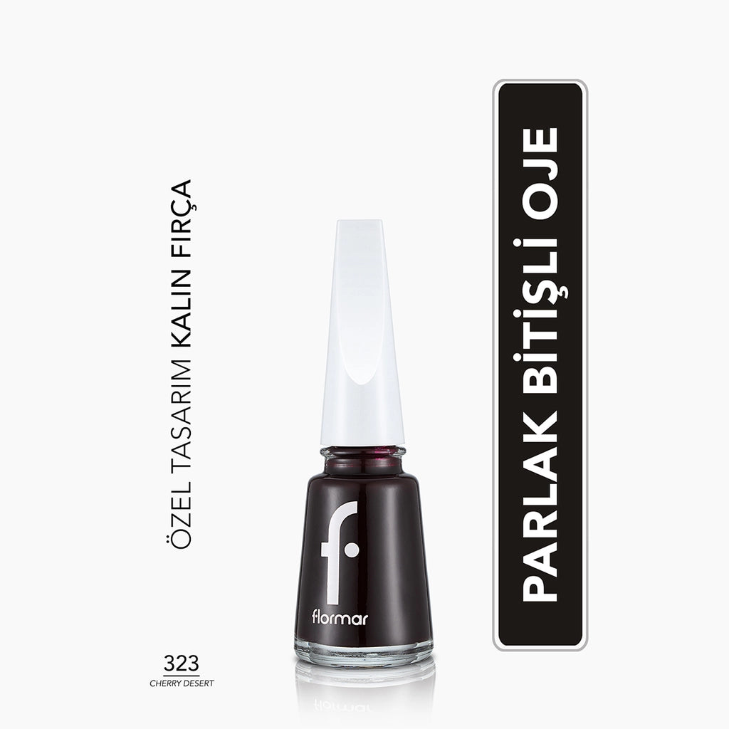Flormar Nail Enamel Intensely Pigmented Nail Polish 320 Rose Taboo