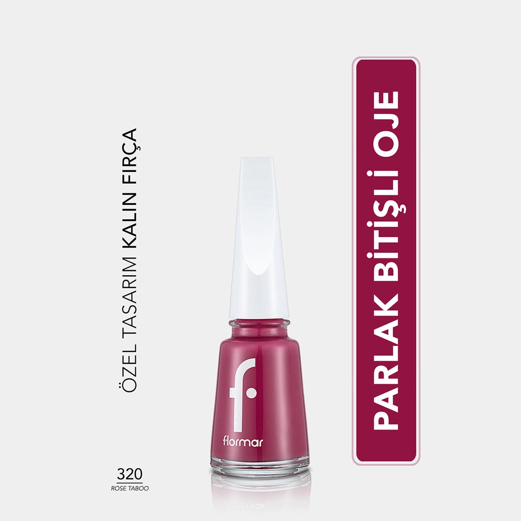 Flormar Nail Enamel Intensely Pigmented Nail Polish 305 Beige Latte