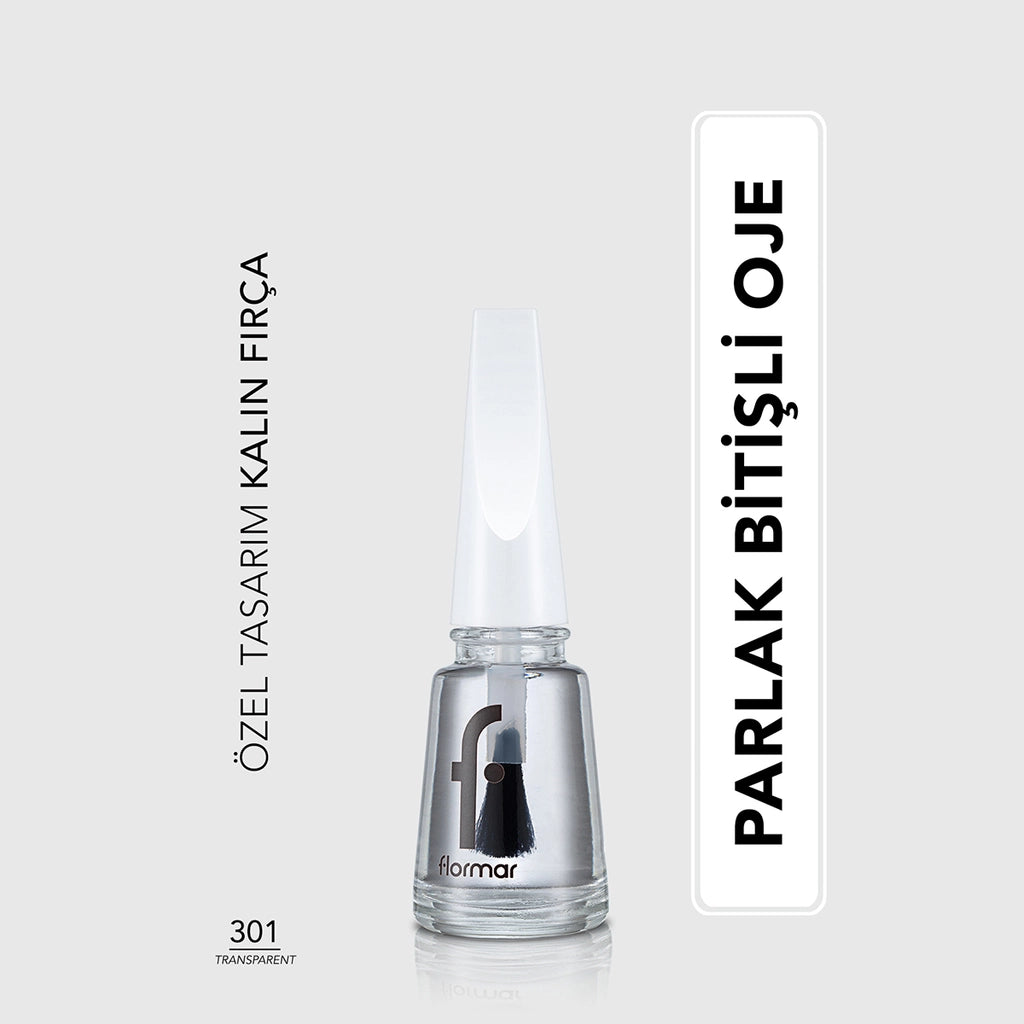 Flormar Nail Enamel Intensely Pigmented Nail Polish 310 Snow White