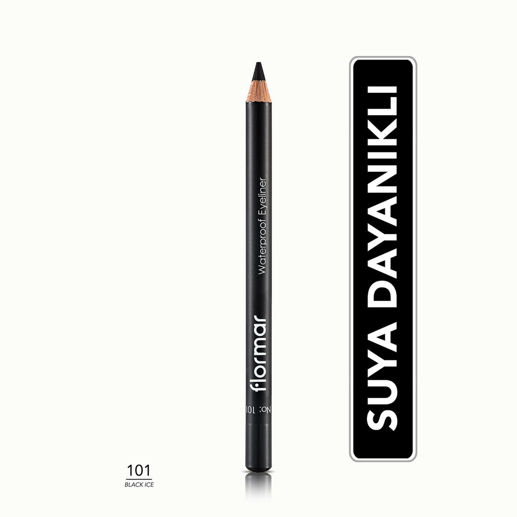 Flormar Waterproof and Intensely Pigmented Matte Eye Pencil 114 Blue Sky