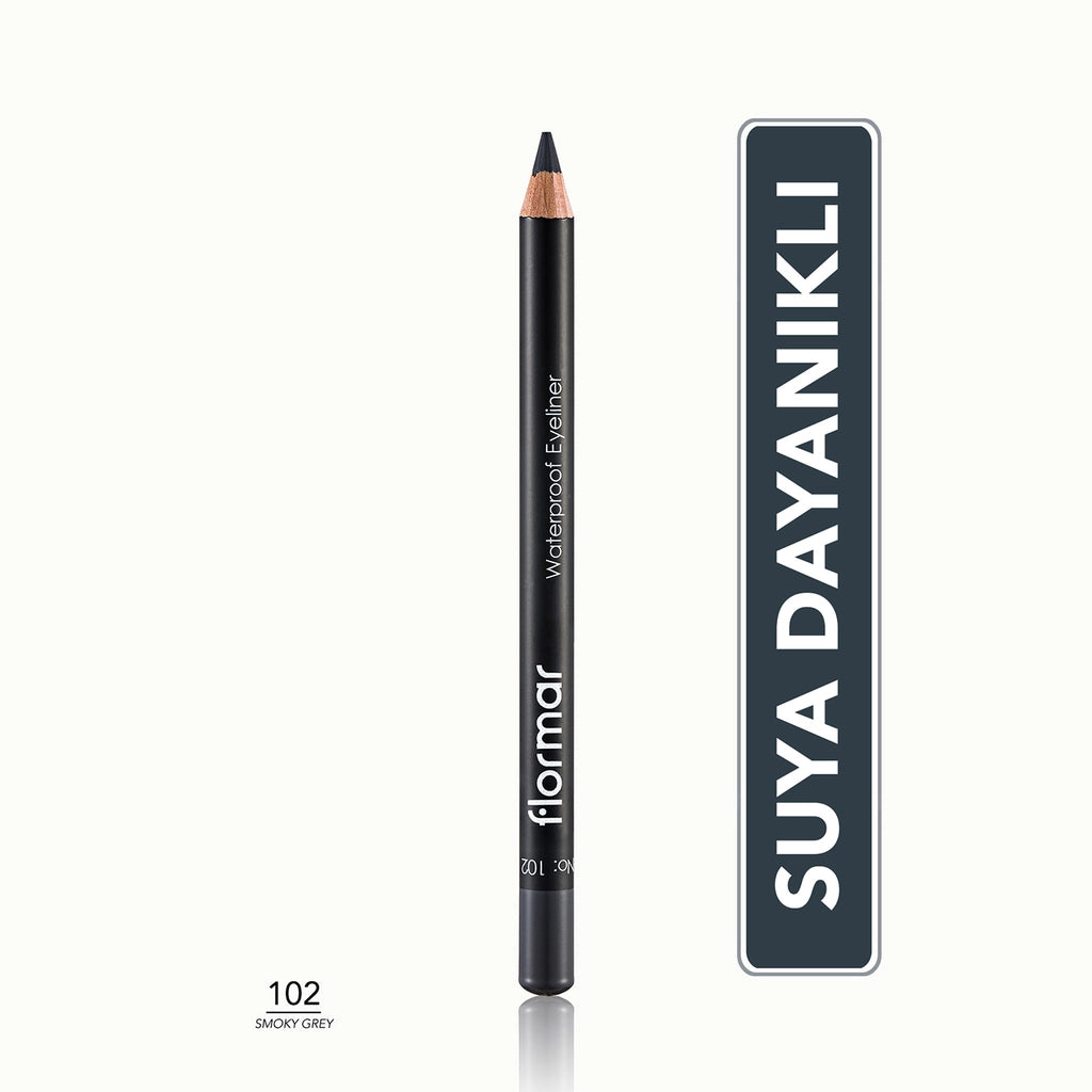 Flormar Waterproof and Intensely Pigmented Matte Eye Pencil 114 Blue Sky