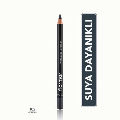 Flormar Waterproof and Intensely Pigmented Matte Eye Pencil 114 Blue Sky