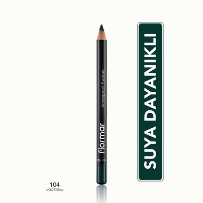 Flormar Waterproof and Intensely Pigmented Matte Eye Pencil 114 Blue Sky