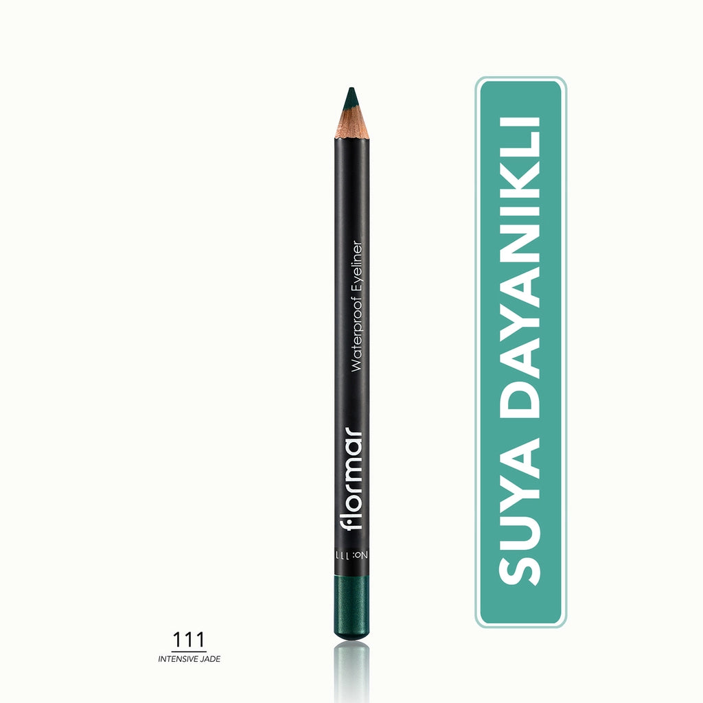 Flormar Waterproof and Intensely Pigmented Matte Eye Pencil 114 Blue Sky