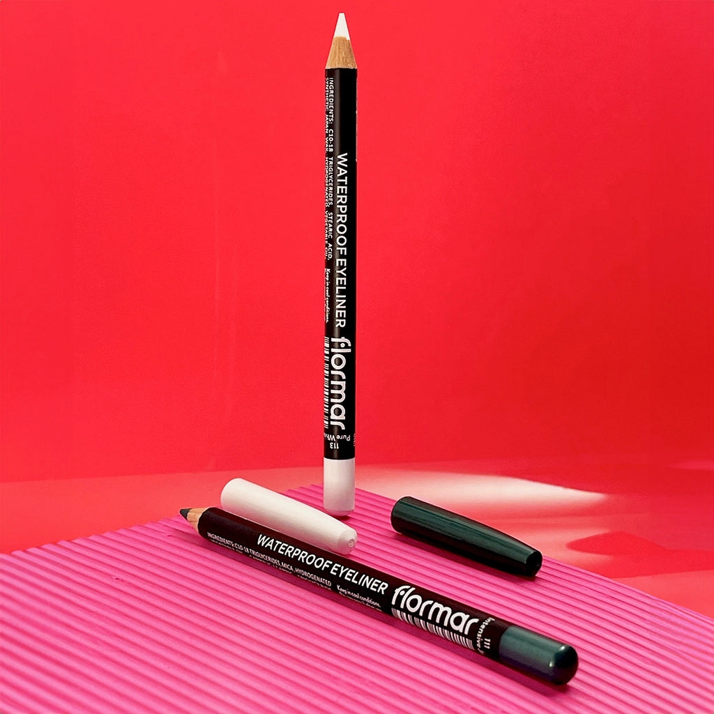 Flormar Waterproof and Intensely Pigmented Matte Eye Pencil 114 Blue Sky