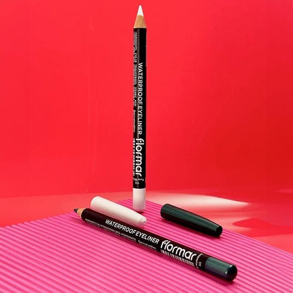 Flormar Waterproof and Intensely Pigmented Matte Eye Pencil 114 Blue Sky