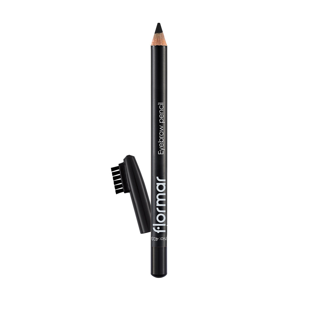 Flormar Eyebrow Pencil with Soft Tip and Diffusion Brush 403 Ashy