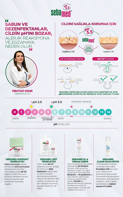 Sebamed Liquid Face &amp; Body Cleanser 200 ml