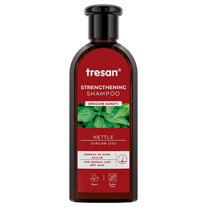 Tresan Anti-Hallage Nettle Strengthening Care Shampoo Normal and Dry Hair 300 ml