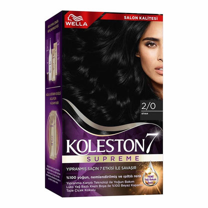 Wella Koleston Supreme Hair Dye 2/0 Black