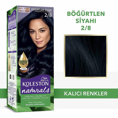 Wella Koleston Naturals Hair Dye 2/0 Black