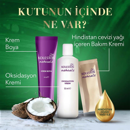 Wella Koleston Naturals Hair Dye 7/1 Ashy Auburn