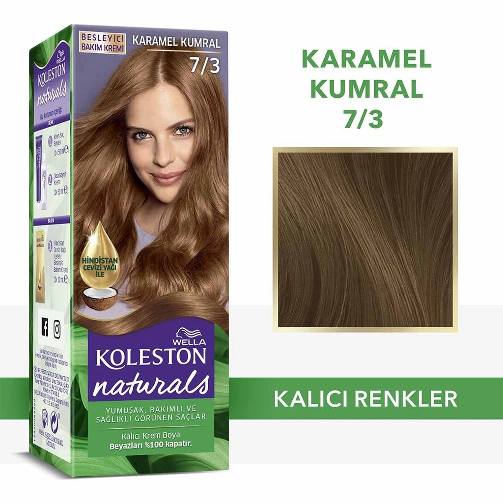 Wella Koleston Naturals Hair Dye 7/1 Ashy Auburn