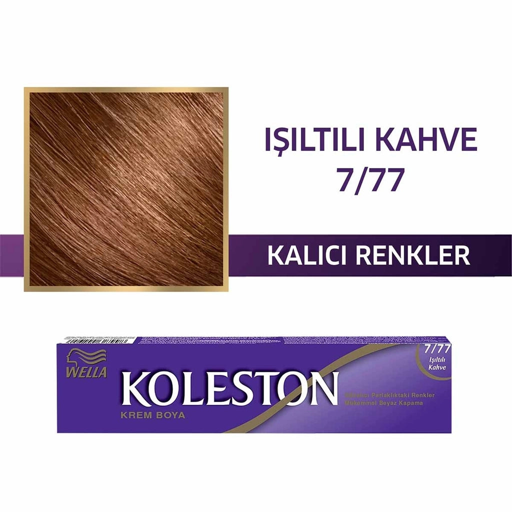 Wella Koleston Single Tube Dye 7/77 Sparkling Brown