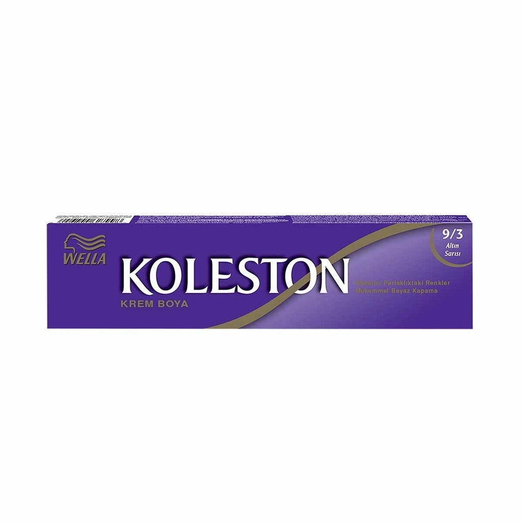 Wella Koleston Single Tube Paint 9/3 Golden Yellow
