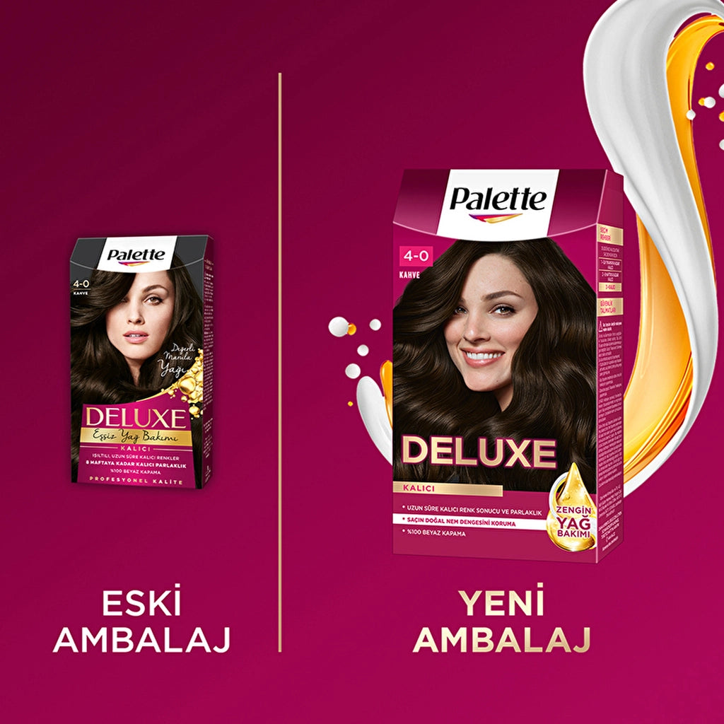 Palette Deluxe Hair Dye 4-0 Brown