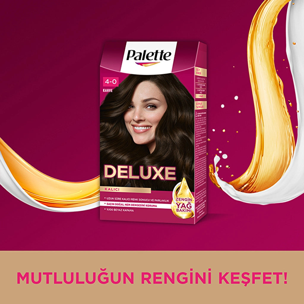 Palette Deluxe Hair Dye 4-0 Brown