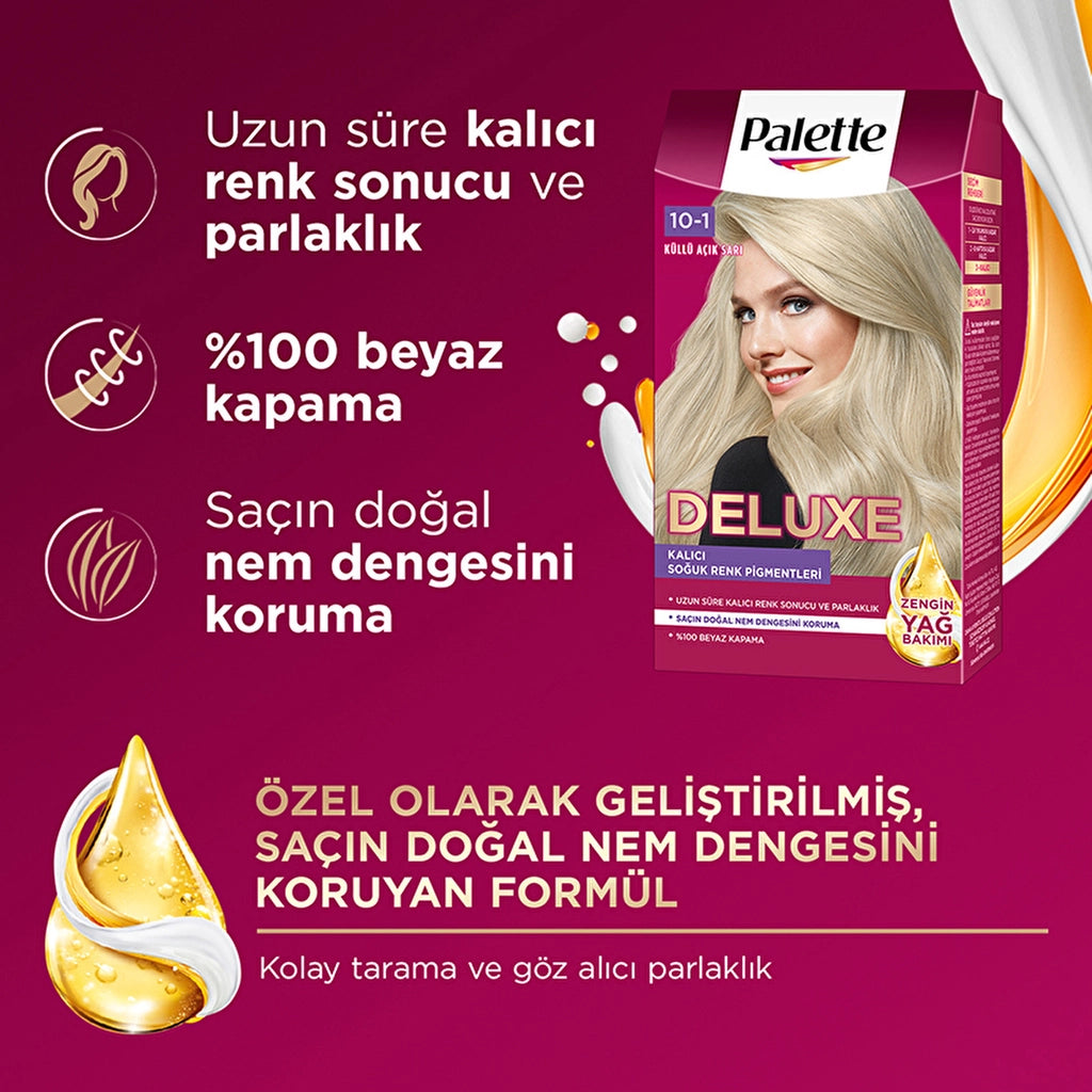 Palette Deluxe Hair Dye 10-1 Ashy Light Blonde