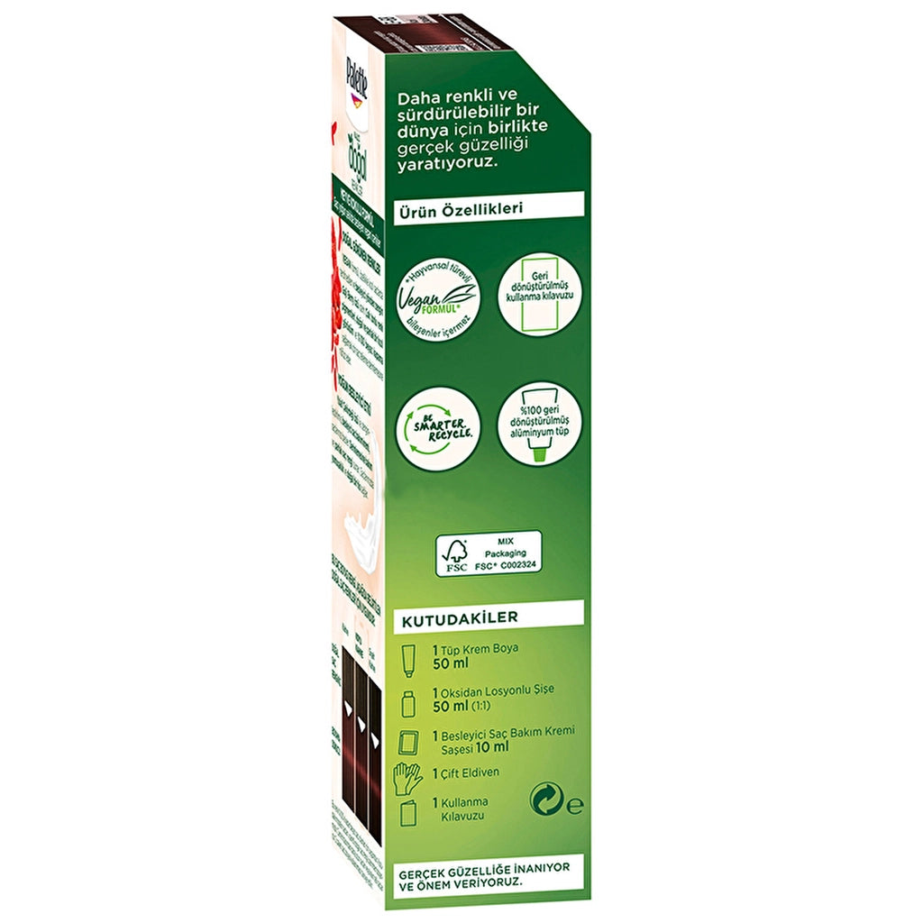 Palette Permanent Natural Colors Hair Dye 3-68 Red Chocolate