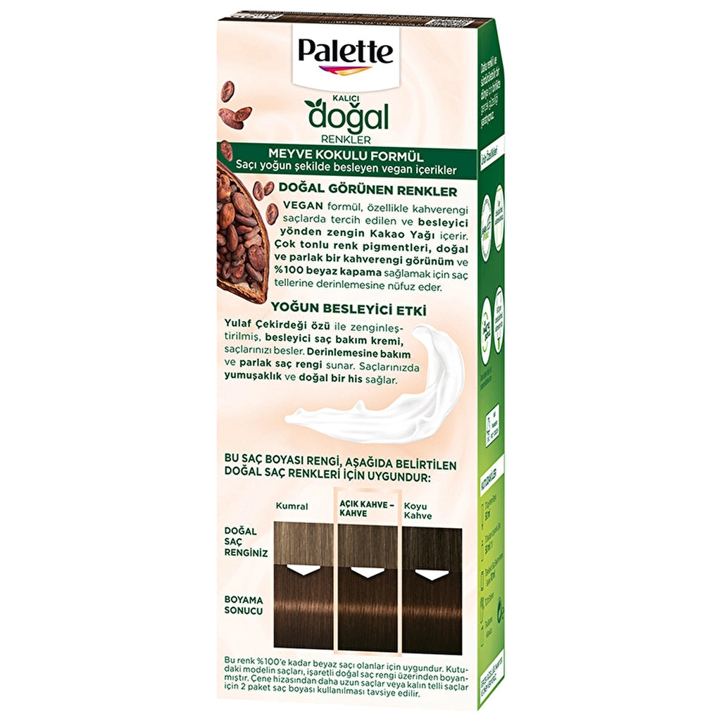 Palette Permanent Natural Colors Hair Dye 4-60 Golden Brown