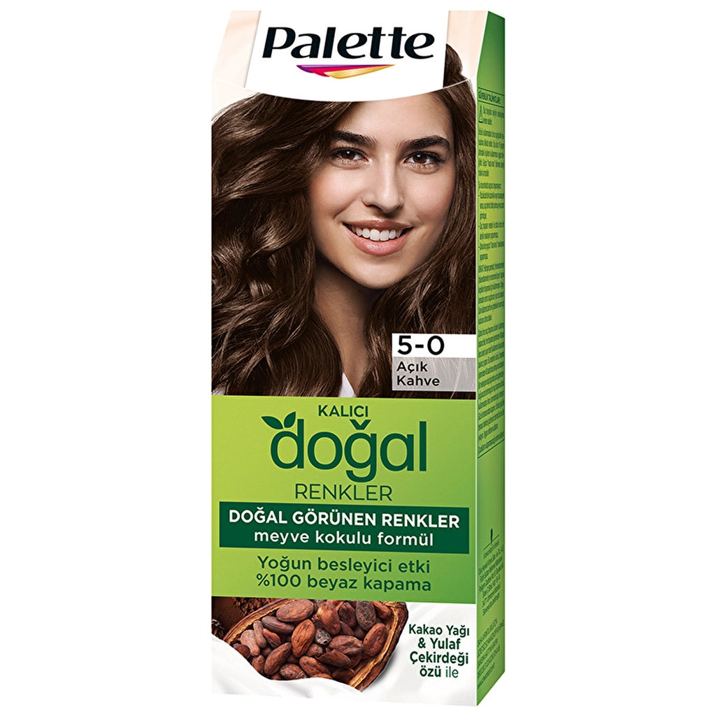 Palette Permanent Natural Colors Hair Dye 5-0 Light Brown