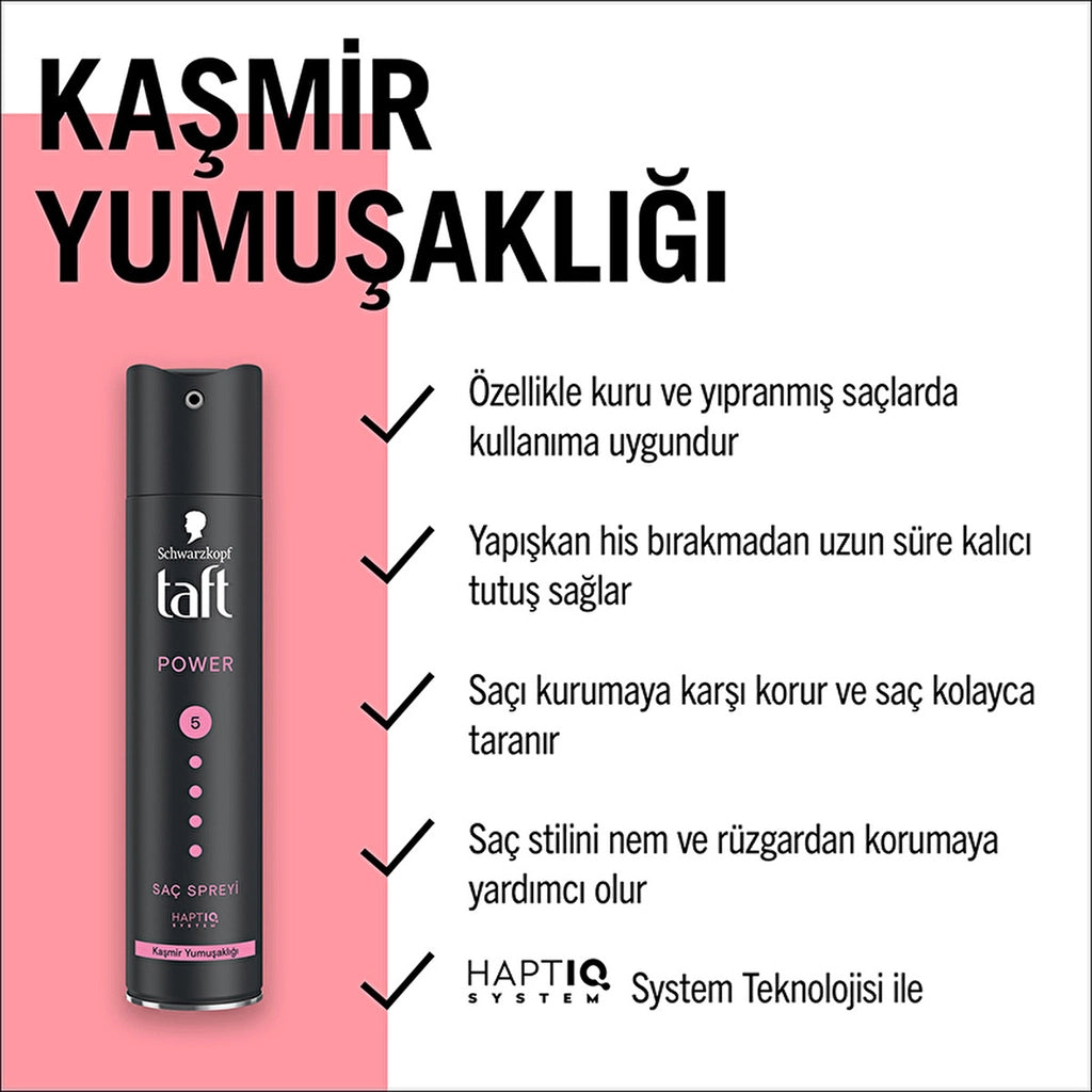 Taft Power Cashmere Hair Spray 250 ml