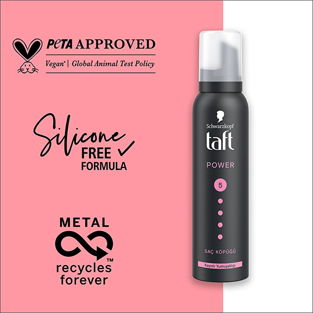 Taft Power Cashmere Hair Mousse 150 ml